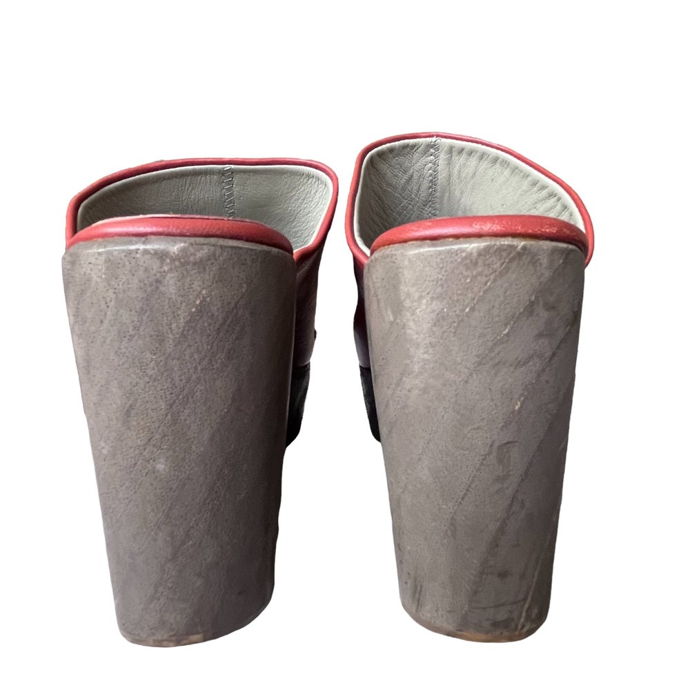 Fausto Santini Leather Wedge Mule - Picture 9 of 9